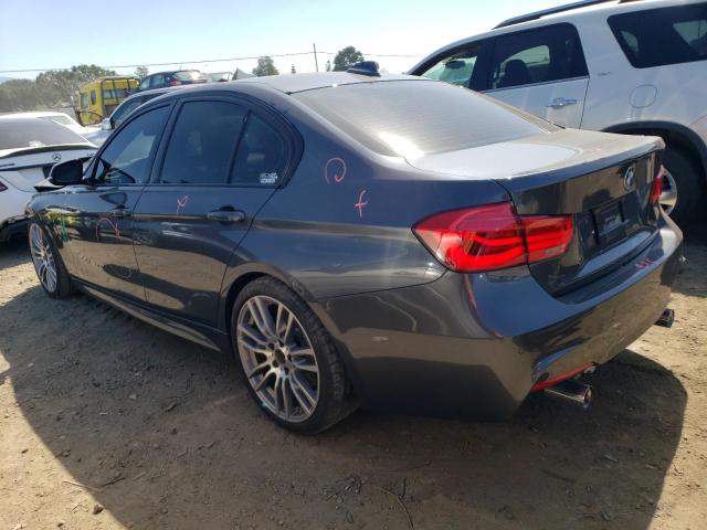 WBA3A9G55FNS66218 - 2015 BMW 335 I GRAY photo 2