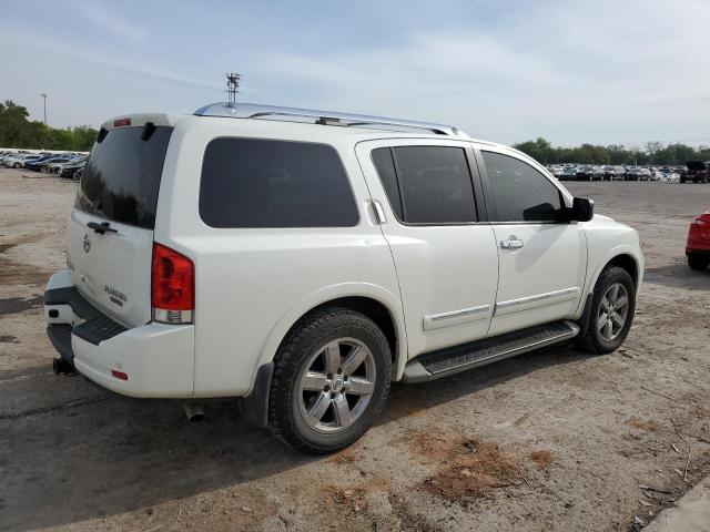 5N1BA0NE7EN611997 - 2014 NISSAN ARMADA PLATINUM WHITE photo 3