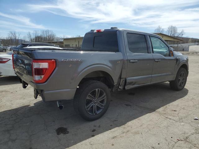 1FTFW1E58MKD43698 - 2021 FORD F150 SUPERCREW GRAY photo 3