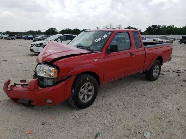 1N6DD26T93C430595 - 2003 NISSAN FRONTIER KING CAB XE RED photo 1