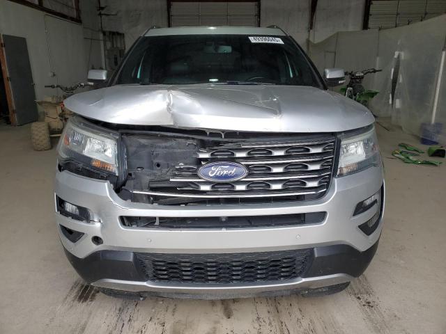 1FM5K8F85GGB43129 - 2016 FORD EXPLORER LIMITED SILVER photo 5