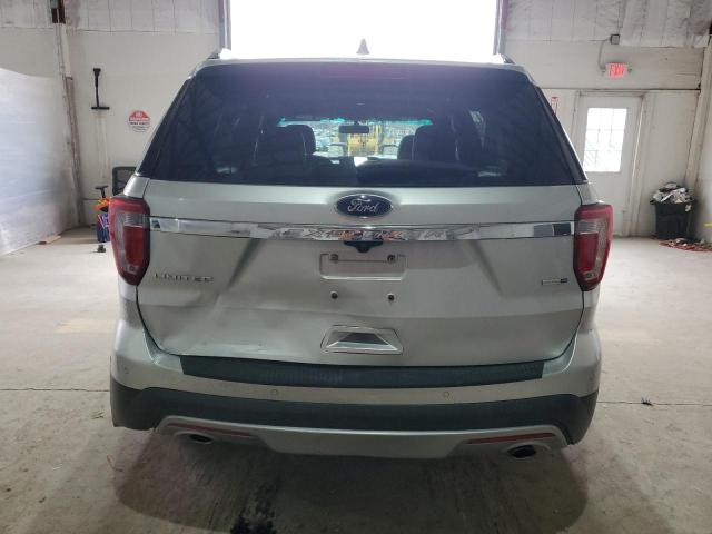 1FM5K8F85GGB43129 - 2016 FORD EXPLORER LIMITED SILVER photo 6