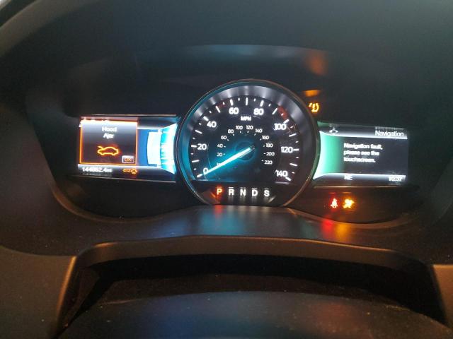 1FM5K8F85GGB43129 - 2016 FORD EXPLORER LIMITED SILVER photo 9