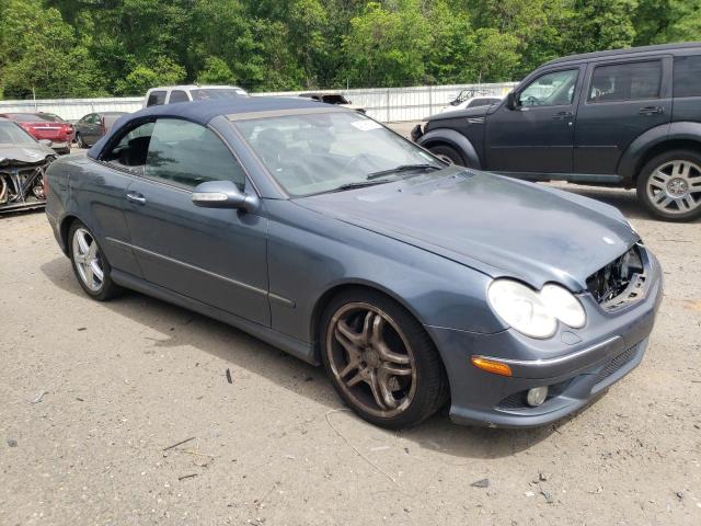 WDBTK76G36T058520 - 2006 MERCEDES-BENZ CLK 55 AMG BLUE photo 4