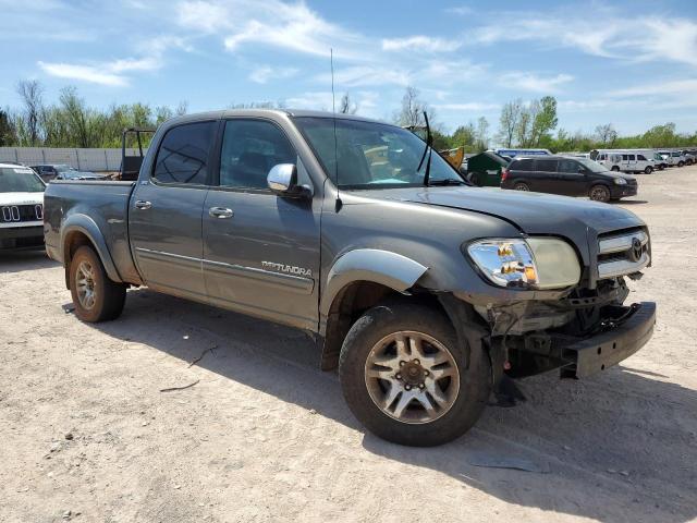 5TBET34135S497513 - 2005 TOYOTA TUNDRA DOUBLE CAB SR5 GRAY photo 4