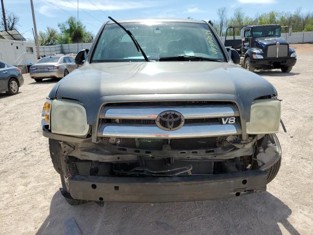 5TBET34135S497513 - 2005 TOYOTA TUNDRA DOUBLE CAB SR5 GRAY photo 5