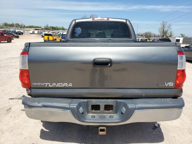 5TBET34135S497513 - 2005 TOYOTA TUNDRA DOUBLE CAB SR5 GRAY photo 6