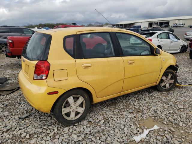 KL1TD66698B099277 - 2008 CHEVROLET AVEO BASE YELLOW photo 3