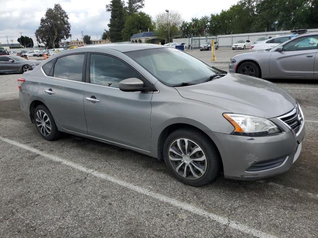 3N1AB7AP5EL688271 - 2014 NISSAN SENTRA S GRAY photo 4