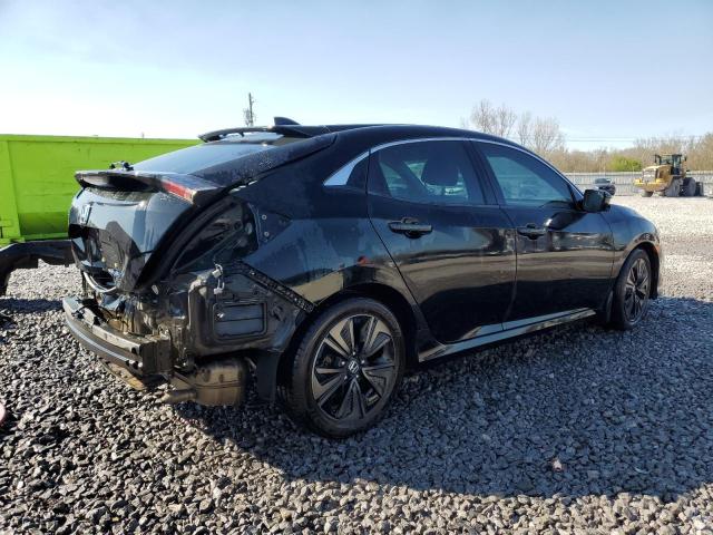 SHHFK7H72JU235919 - 2018 HONDA CIVIC EXL BLACK photo 3