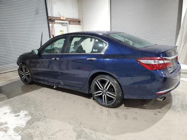 1HGCR2F53HA137331 - 2017 HONDA ACCORD SPORT BLUE photo 2