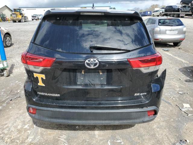 5TDJZRFH7HS515548 - 2017 TOYOTA HIGHLANDER SE BLACK photo 6