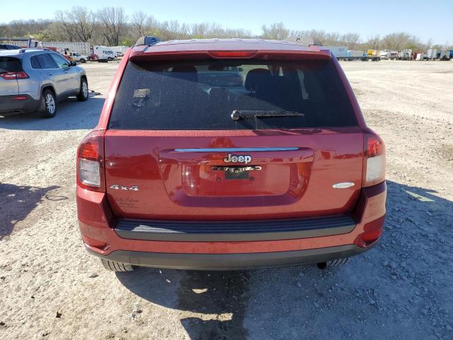 1C4NJDEB9ED759847 - 2014 JEEP COMPASS LATITUDE RED photo 6