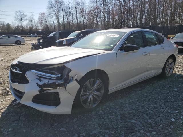 19UUB5F48MA006715 - 2021 ACURA TLX TECHNOLOGY WHITE photo 1