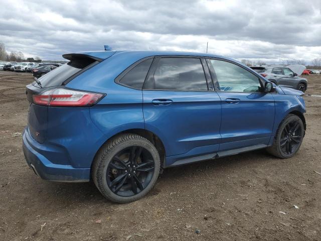 2FMPK4AP7KBC27386 - 2019 FORD EDGE ST BLUE photo 3