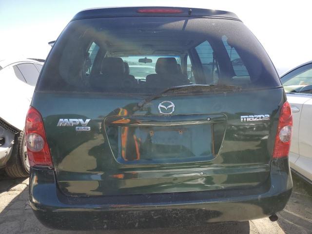 JM3LW28JX20326709 - 2002 MAZDA MPV WAGON GREEN photo 6