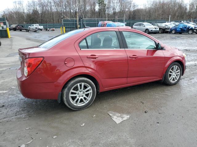 1G1JC5SH6C4219322 - 2012 CHEVROLET SONIC LT RED photo 3