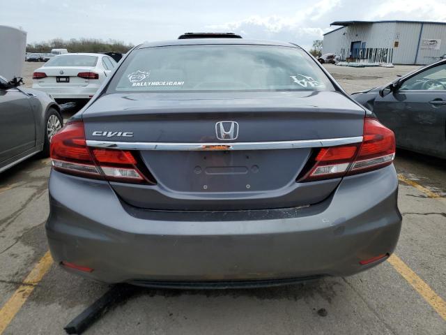 2HGFB2F5XFH503401 - 2015 HONDA CIVIC LX GRAY photo 6