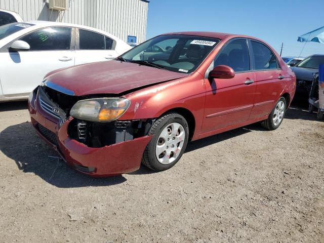 KNAFE222795614255 - 2009 KIA SPECTRA EX RED photo 1