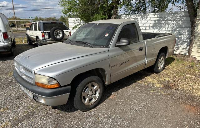 1B7FL26P31S170733 - 2001 DODGE DAKOTA SILVER photo 2