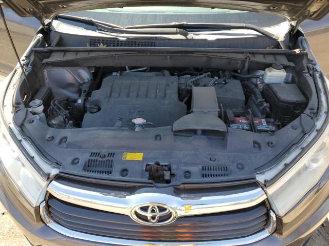 5TDJKRFH3GS320856 - 2016 TOYOTA HIGHLANDER XLE 棕色 照片 12