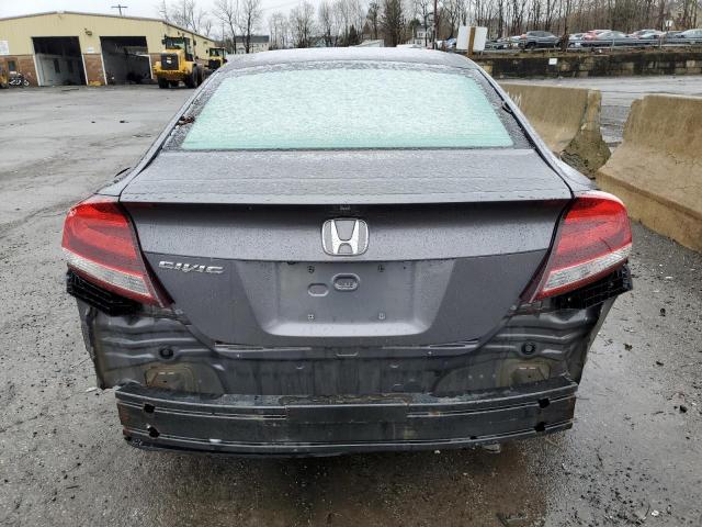 2HGFG3B57EH509782 - 2014 HONDA CIVIC LX GRAY photo 6