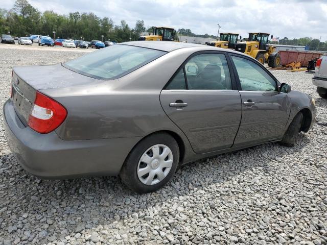 4T1BE32K22U563164 - 2002 TOYOTA CAMRY LE GRAY photo 3