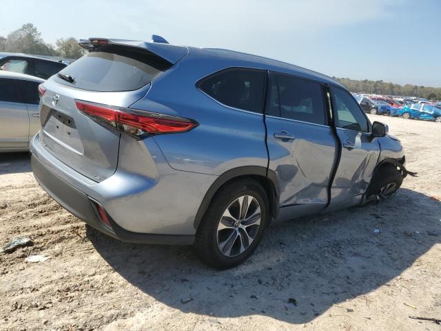 5TDGZRAH8NS128309 - 2022 TOYOTA HIGHLANDER XLE 蓝色 照片 3
