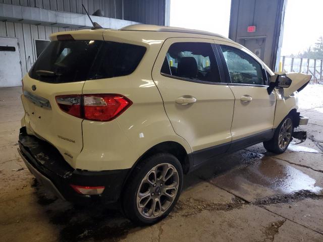 MAJ6S3KL1LC366717 - 2020 FORD ECOSPORT TITANIUM WHITE photo 3