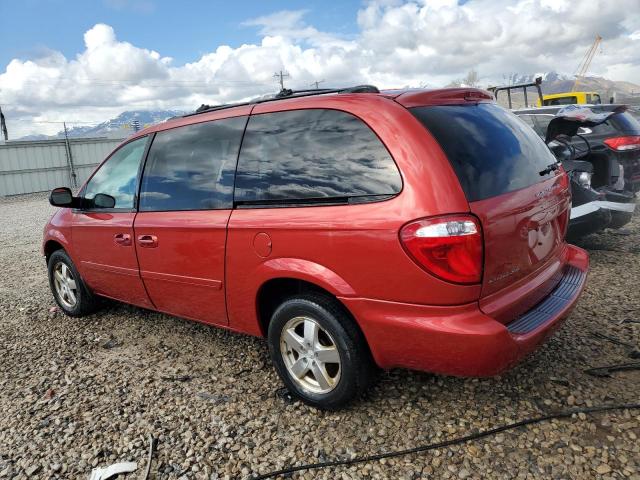 2D4GP44L26R603703 - 2006 DODGE GRAND CARA SXT BURGUNDY photo 2