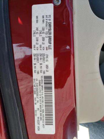 2C4RC1BG0DR690147 - 2013 CHRYSLER TOWN & COU TOURING 红色 照片 14