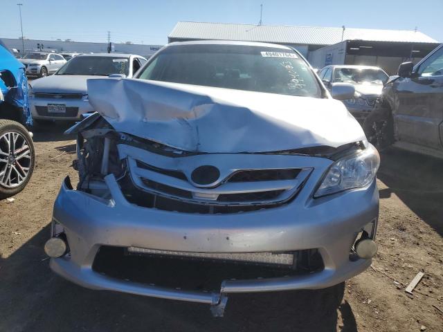 2T1BU4EE2CC799377 - 2012 TOYOTA COROLLA BASE SILVER photo 5