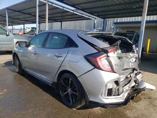 SHHFK7H40MU226744 - 2021 HONDA CIVIC SPORT 银色 照片 2