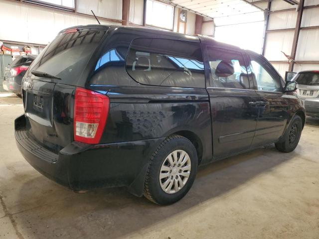 KNDMG4C79B6428243 - 2011 KIA SEDONA LX BLACK photo 3