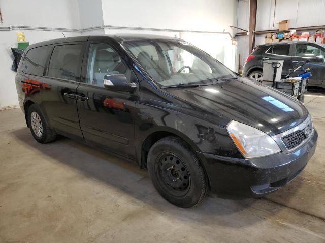 KNDMG4C79B6428243 - 2011 KIA SEDONA LX BLACK photo 4