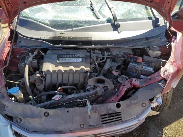 JHMZE2H59AS019896 - 2010 HONDA INSIGHT LX RED photo 11