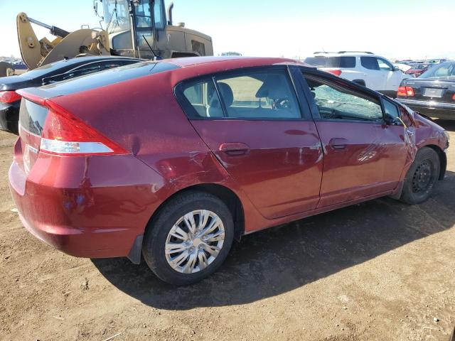 JHMZE2H59AS019896 - 2010 HONDA INSIGHT LX RED photo 3