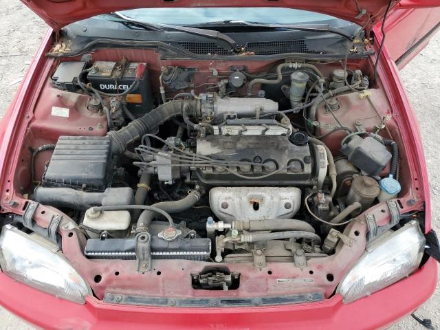 2HGEJ1128SH551463 - 1995 HONDA CIVIC EX RED photo 11