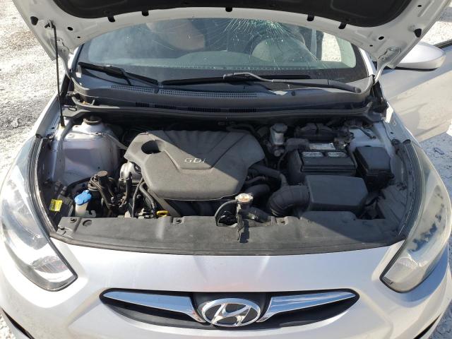 KMHCT4AE7DU386593 - 2013 HYUNDAI ACCENT GLS WHITE photo 11