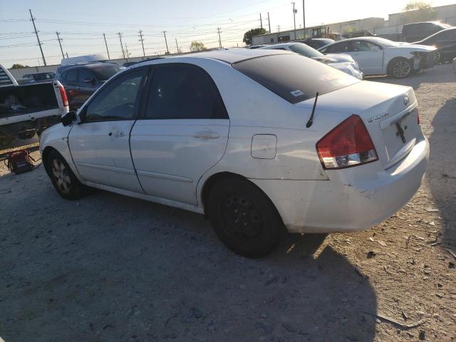 KNAFE221895597330 - 2009 KIA SPECTRA EX WHITE photo 2