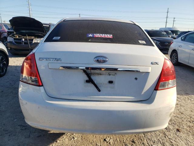 KNAFE221895597330 - 2009 KIA SPECTRA EX WHITE photo 6