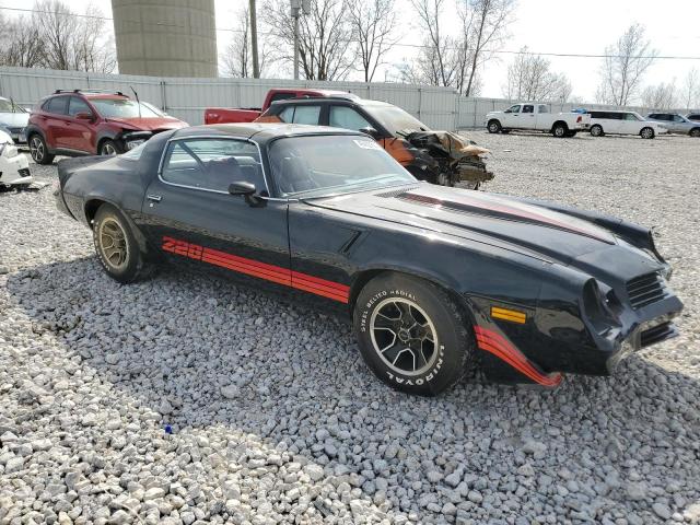 1P87LAN560398 - 1980 CHEVROLET CAMARO Z28 BLACK photo 4