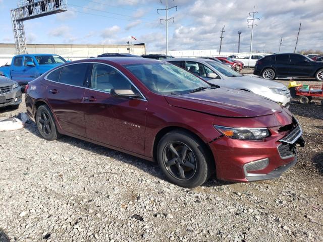 1G1ZB5STXGF196292 - 2016 CHEVROLET MALIBU LS MAROON photo 4