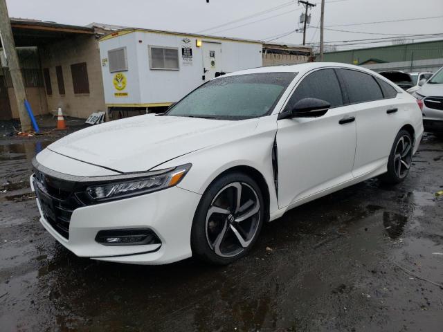 1HGCV2F38KA035993 - 2019 HONDA ACCORD SPORT WHITE photo 1