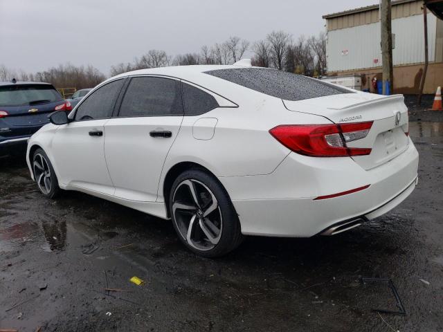 1HGCV2F38KA035993 - 2019 HONDA ACCORD SPORT WHITE photo 2