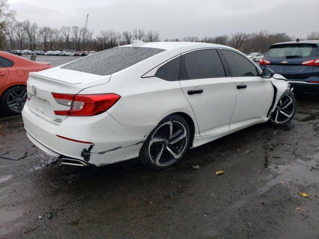 1HGCV2F38KA035993 - 2019 HONDA ACCORD SPORT WHITE photo 3