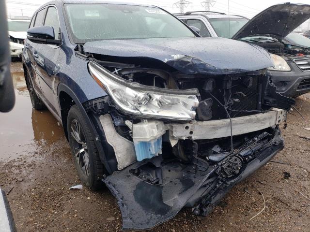 5TDBZRFH6JS484769 - 2018 TOYOTA HIGHLANDER LE BLUE photo 4