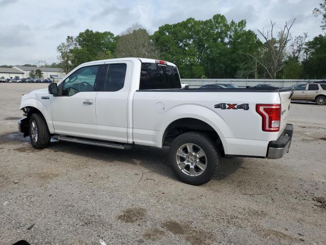 1FTFX1EF5HKE57055 - 2017 FORD F150 SUPER CAB WHITE photo 2