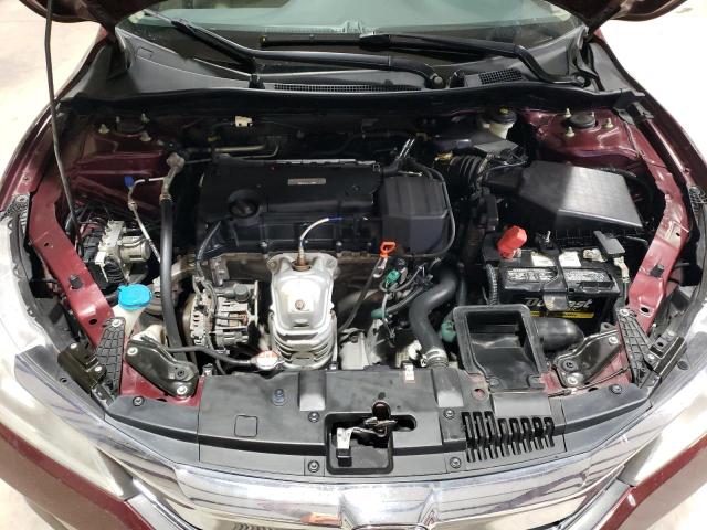 1HGCR2F31GA163634 - 2016 HONDA ACCORD LX MAROON photo 11