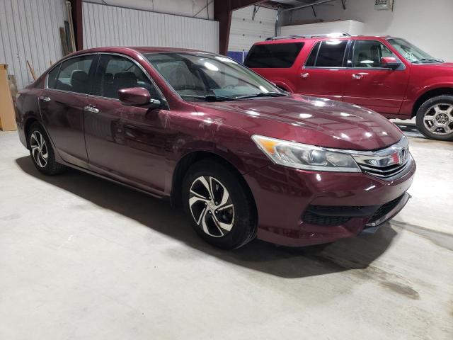 1HGCR2F31GA163634 - 2016 HONDA ACCORD LX MAROON photo 4